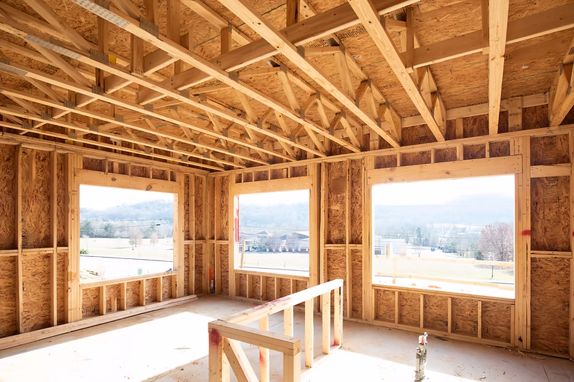 New home addition under construction in Los Angeles