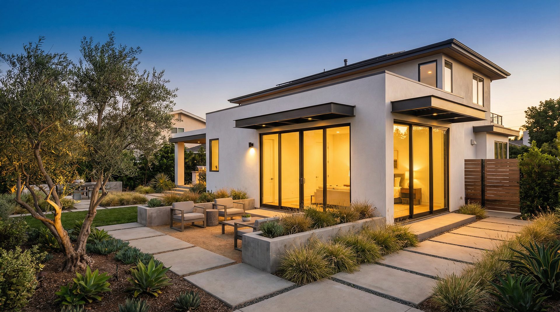 Modern ADU in Southern California backyard