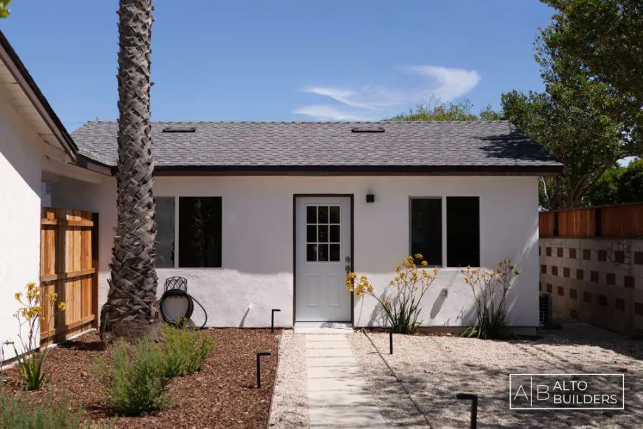 Completed backyard ADU in Camarillo