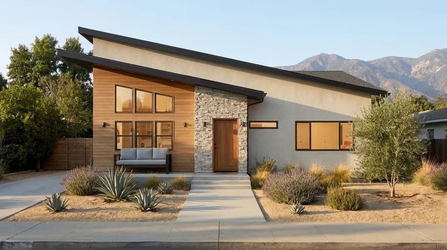 Palm Ave., Altadena fire rebuild